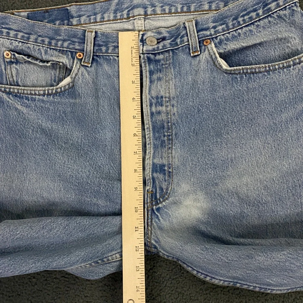 Levis 501 Jeans FITS 34x30 Blue Vintage 80s Made in USA Button Fly Classic Denim
